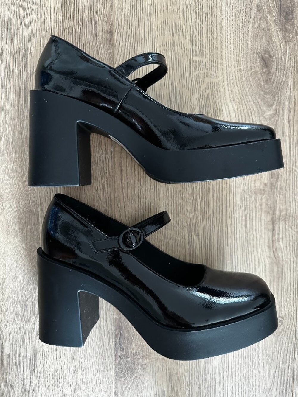ASOS Patent leather platform mary jane's.